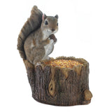 Squirrel Tree Trunk Bird Feeder - Distinctive Merchandise