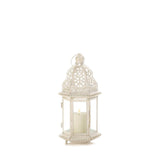 Sublime Distressed White Lantern - Distinctive Merchandise