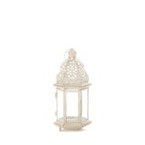 Sublime Distressed White Lantern - Distinctive Merchandise