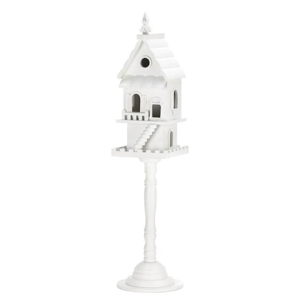 Two Story Pedestal Birdhouse Distinctive Merchandise