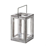 Weathered Garden Wooden Lantern - Distinctive Merchandise