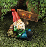 Welcome Gnome Solar Statue - Distinctive Merchandise