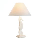 White Seahorse Table Lamp - Distinctive Merchandise