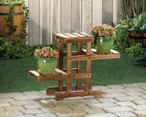 Zigzag Pallet Plant Stand - Distinctive Merchandise