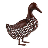 Chicken Wire Duck Sculpture