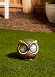 Large Solar Owl Figurine