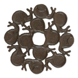 Snail Design Cast Iron Stepping Stone