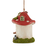 Mushroom Cottage Birdhouse