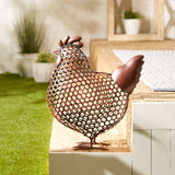 Chicken Wire Chicken Sculpture