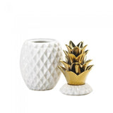 13" Gold Topped Pineapple Jar - Distinctive Merchandise